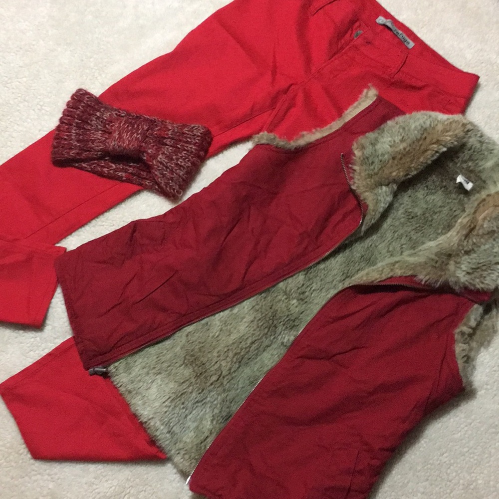 BUNDLE 🔥 JEANS & HEADBAND & Gap VEST